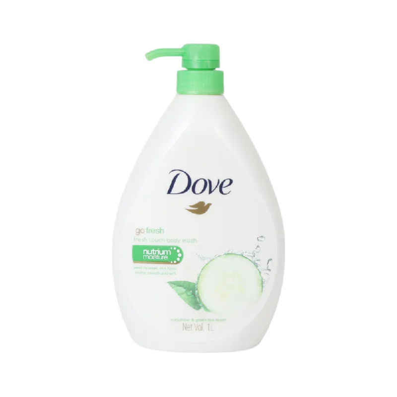 DOVE BODY WASH GO FRESH CUCUMBER & GREEN TEA SCENT 1 LTR