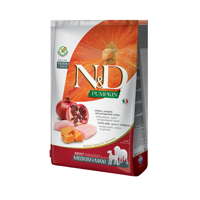 Farmina Grain Free Med Maxi Adult Chicken, Pumpkin & Pomegranate Dry Dog Food
