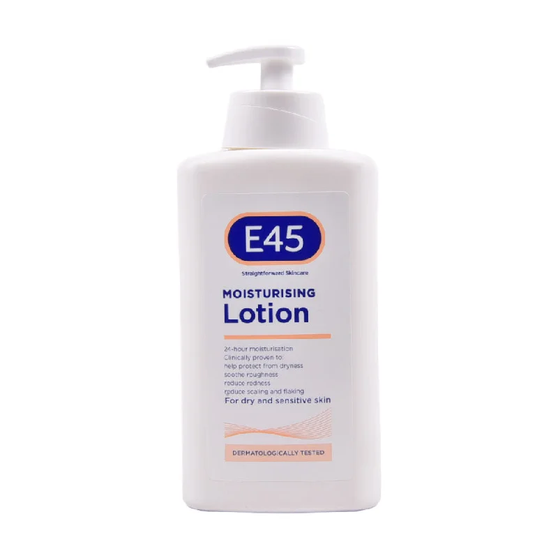 E45 MOISTURISING LOTION PUMP 500ML