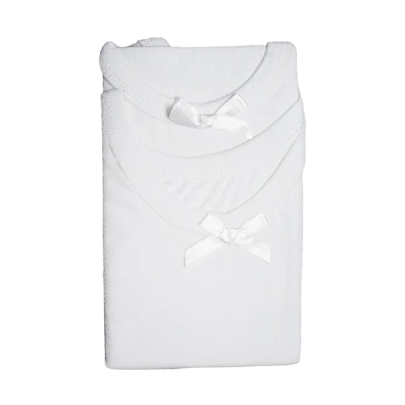 GIRLS S/L VEST 2PC PACK NICE & EASY MZS-24 12-18M 011