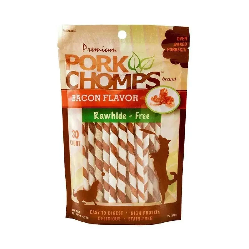 Pork Chomps™ Bacon Flavor Mini Twists Dog Treats 30 Count