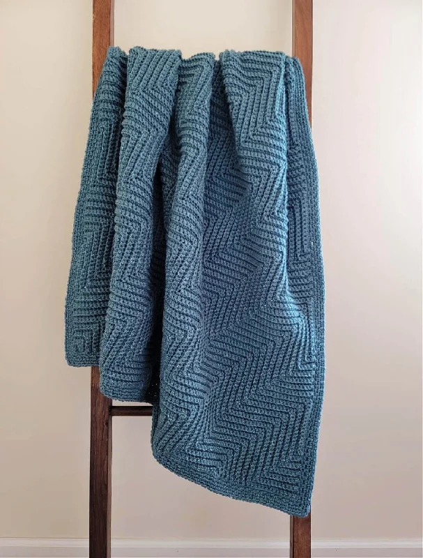Crochet Kit - Diagonal Ripple Lapghan