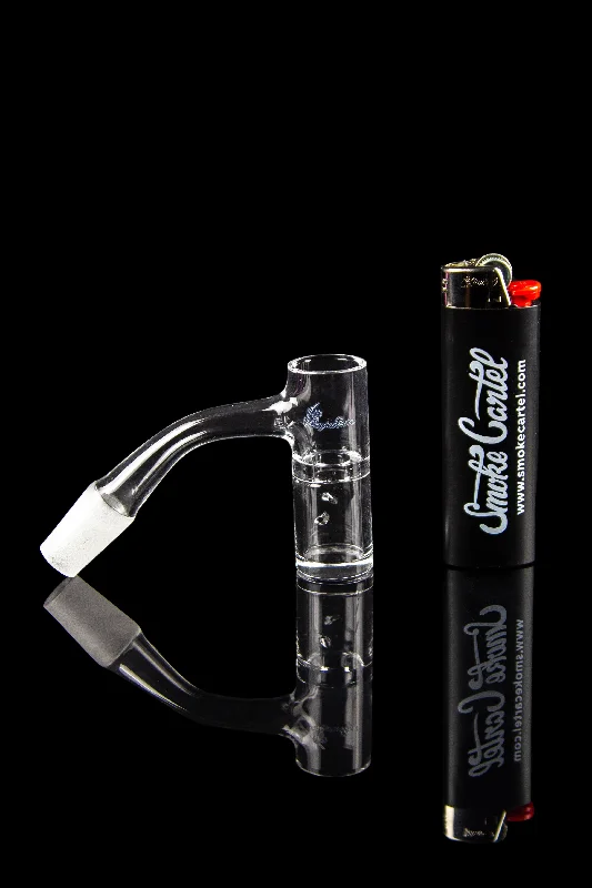Honeybee Herb Honey Well Quartz Banger - Black Line