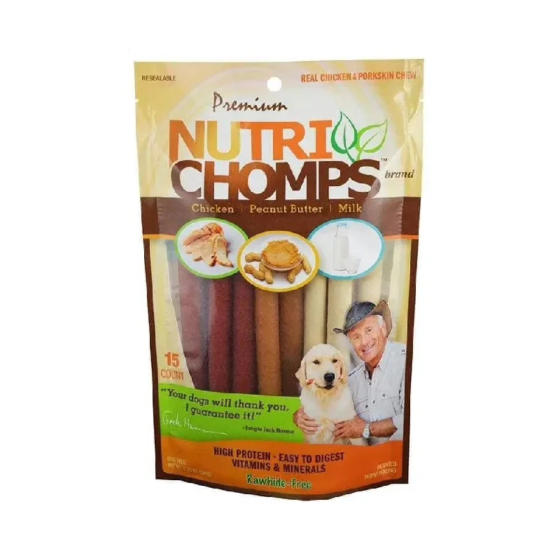 Nutri Chomps™ Assorted Flavor Mini Twist Dog Treats 6 Inch 15 Count