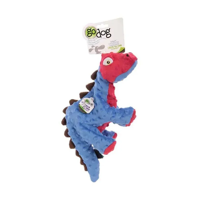 GoDog® Spike the Stegosaurus Dino Dog Toys Large Blue Color