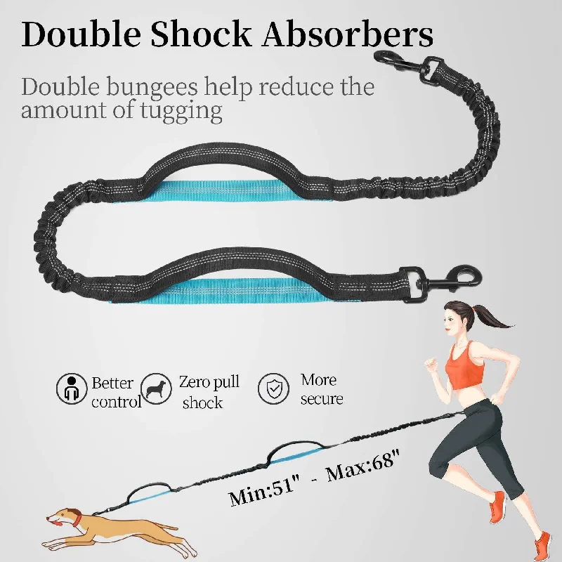 Pet Supplies Multi-functional Waist Pack Rope Reflective Sling Dog Hand Holding Rope Stretch Leash Pet Supplies Multi-functional Waist Pack Rope Reflective Sling Dog Hand Holding Rope Stretch Leash