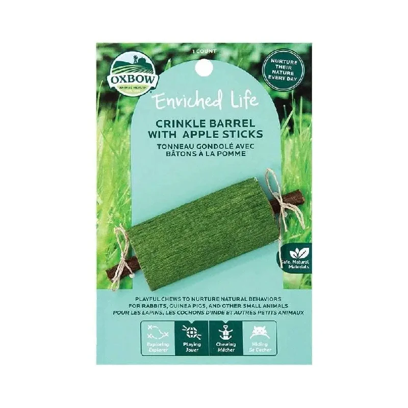 Oxbow Animal Health® Enriched Life Crinkle Barrel for Small Animal