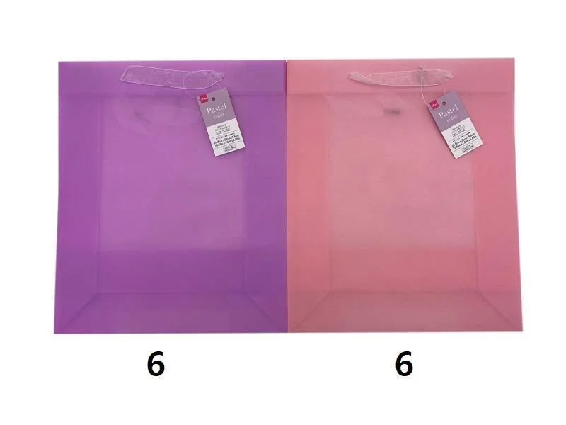 PP Bag  - Pastel Color - 26.8cm x 32cm x 9.8cm - 10.55in x 1.04ft x 3.85in-