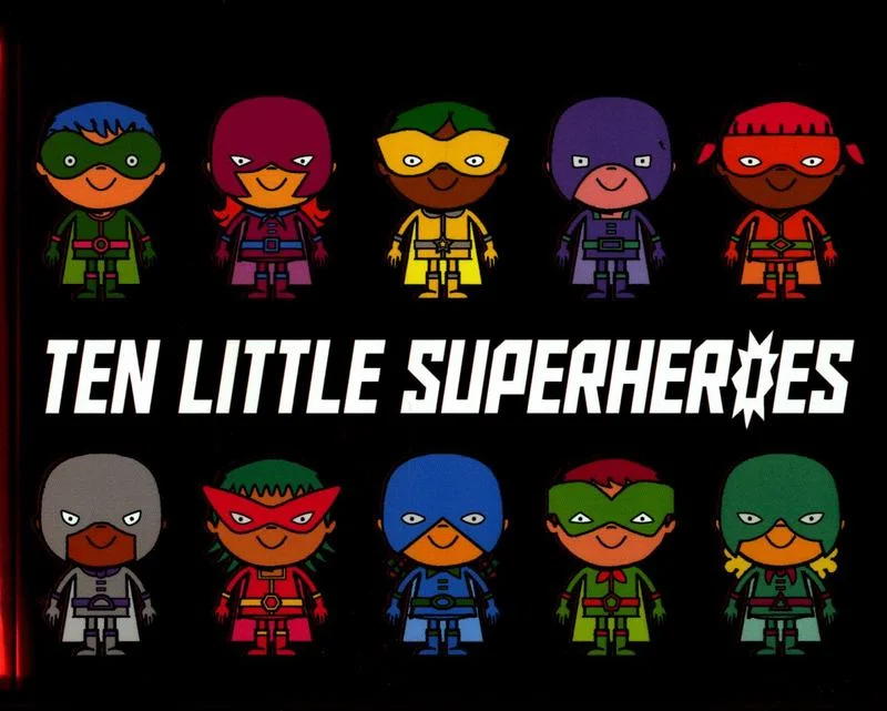 Ten Little Superheroes