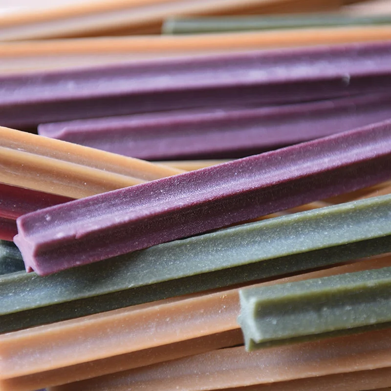 Vegan Dog Treats - Fruit & Veg Star Sticks - added Coconut Oil - 2 sizes
