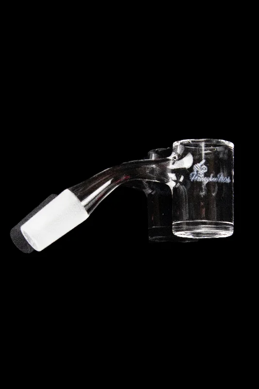 Honeybee Herb 45 Degree Original Bevel Quartz Banger - Black Line