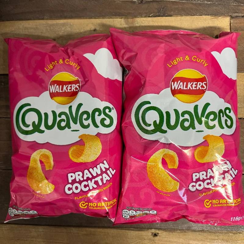 3x Walkers Quavers Prawn Cocktail Share Bags (3x116g)