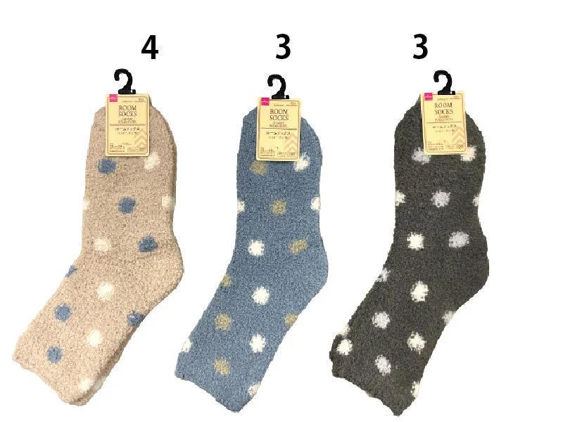 Room Socks - Shabby - Polka Dots -