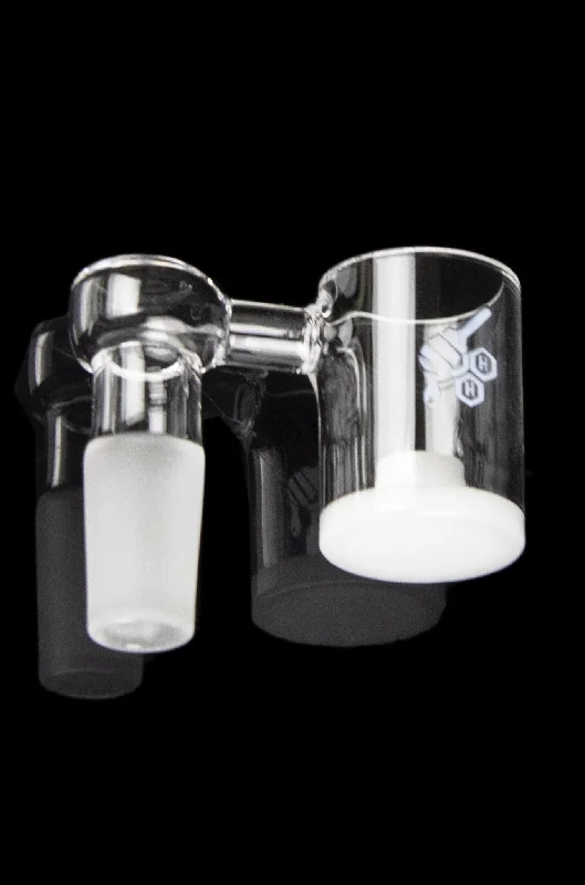 Honeybee Herb Honey & Milk Core Reactor Sidecar Quartz Banger - Yellow Line