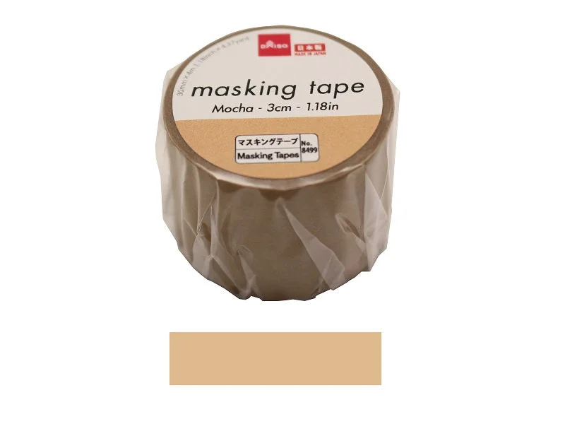 Masking Tape -Mocha - 3cm - 1.18in-