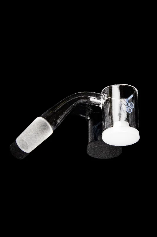 Honeybee Herb Honey & Milk Core Reactor Quartz Banger - Yellow Line