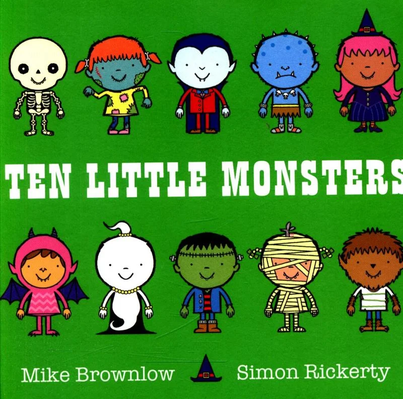 Ten Little Monsters Board Book
