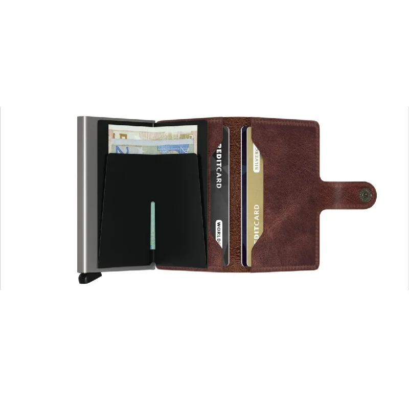 Secrid Mini Wallet Vintage Brown
