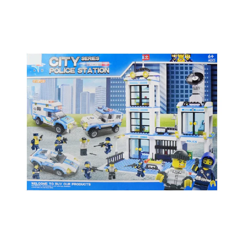 LX-A326 CITY POLICE STATION BLOCKS 818PCS