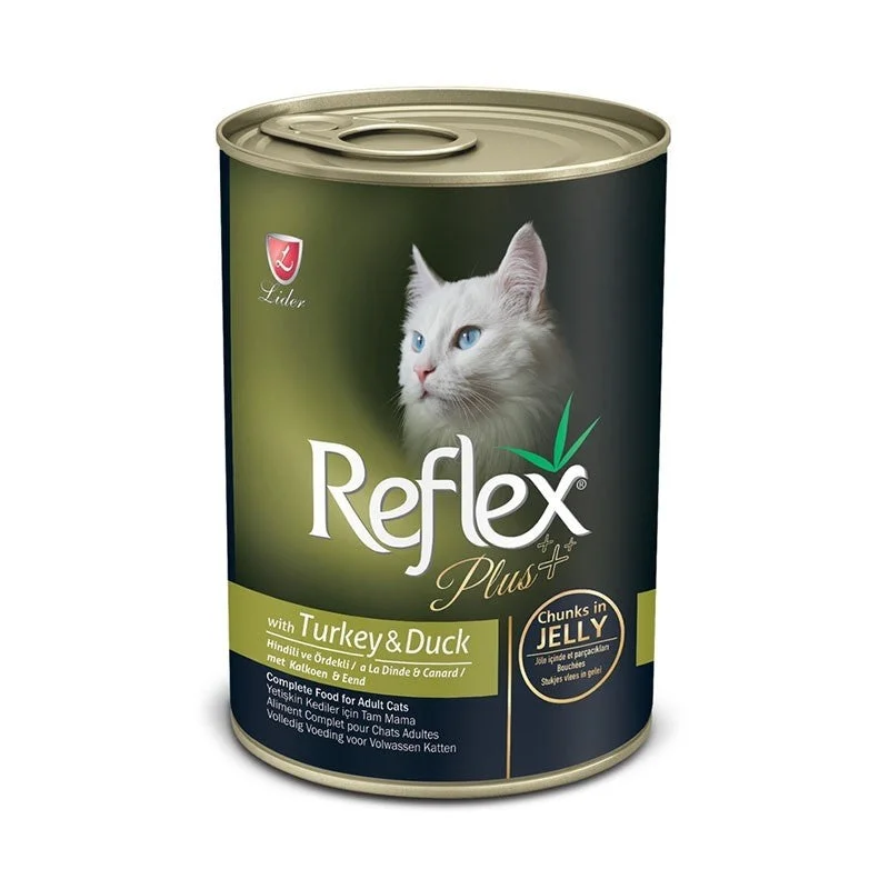 Reflex Plus Turkey & Duck Chunks In Jelly Canned Cat Food