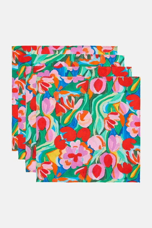 Tulip Napkin Set 4