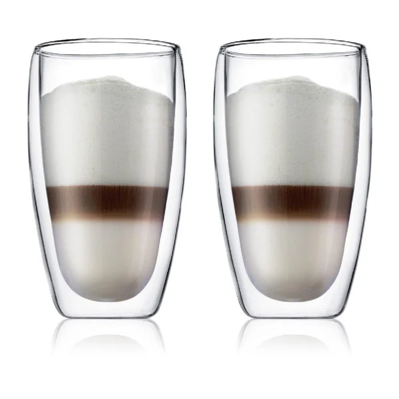 Bodum Pavina Double Wall Glasses Large 450ml (Set of 2)