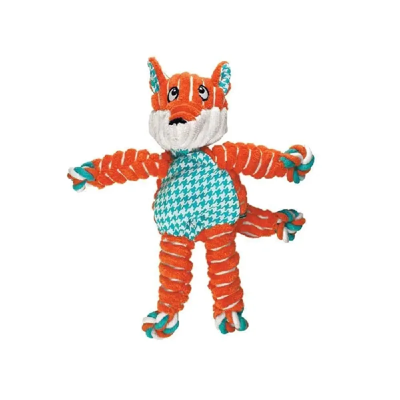 Kong® Floppy Knots Fox Dog Toys Orange