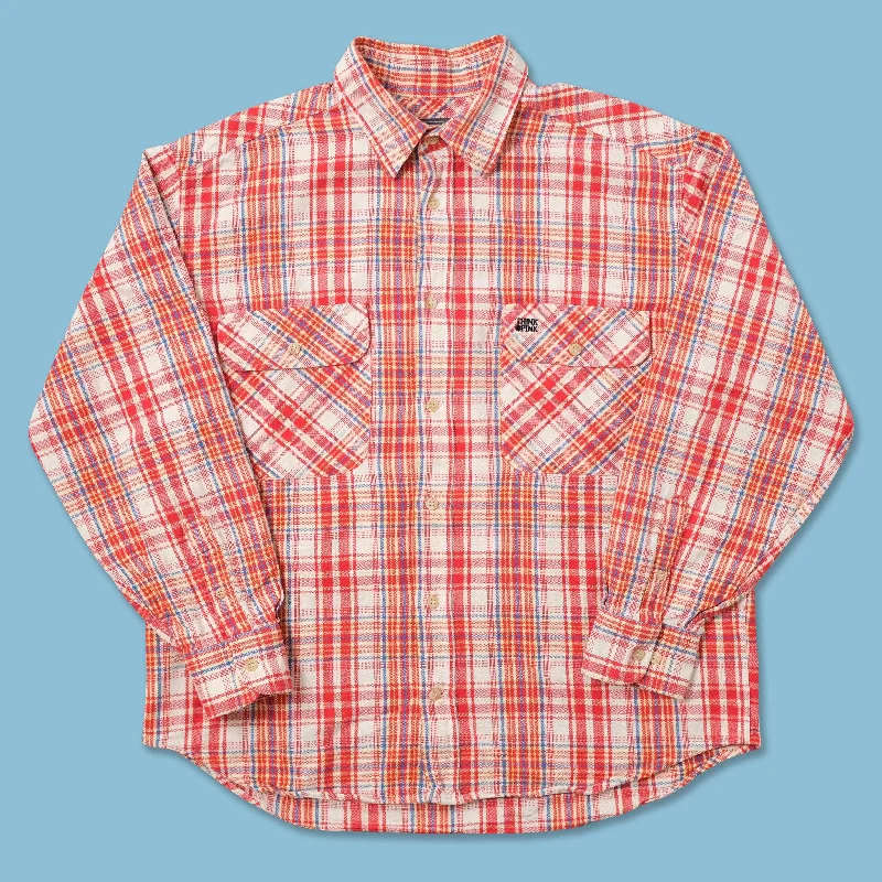 Vintage Think Pink Cotton Shirt Large