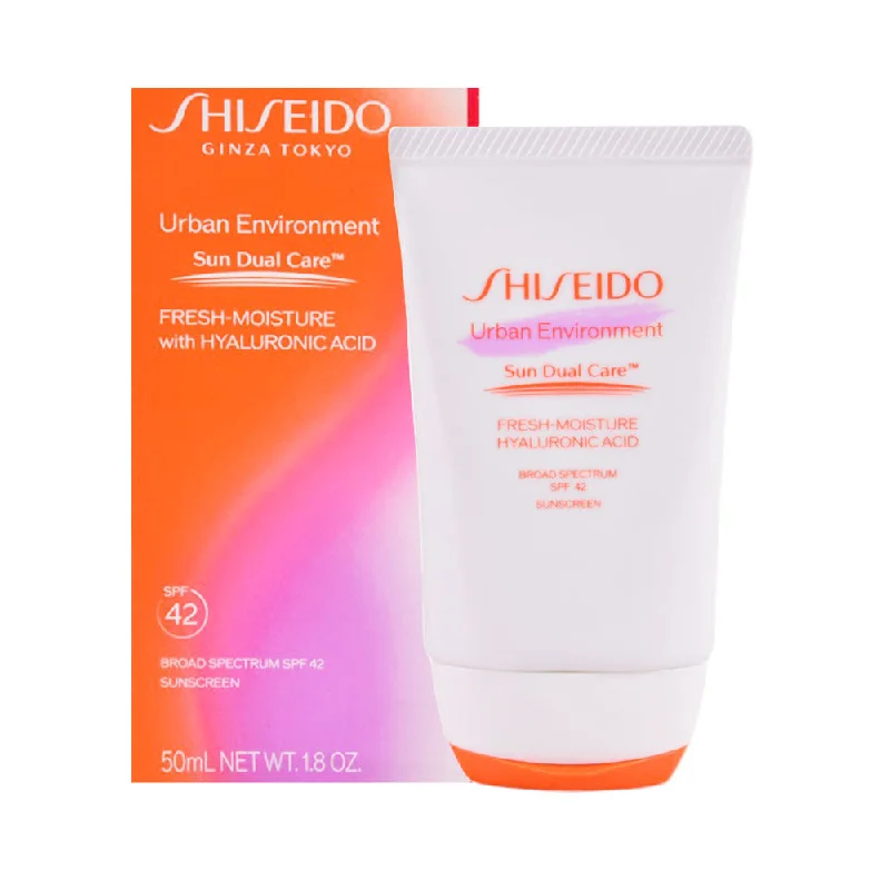 SHISEIDO URBAN ENVIRMENT SUN DUAL CARE FRESH MOISTURE WITH H