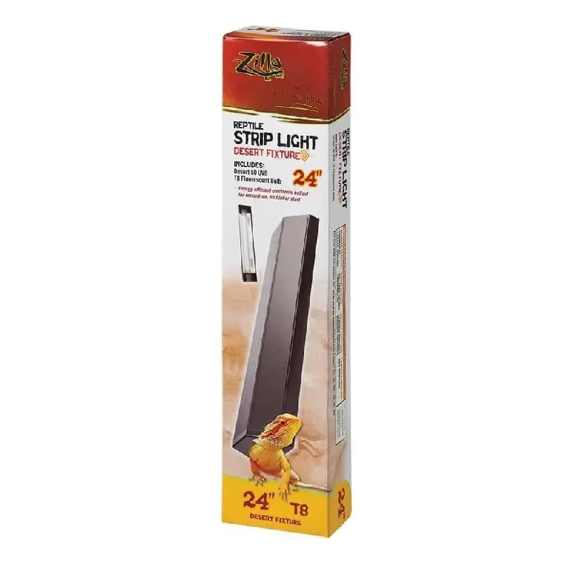 Zilla® T8 Fluorescent Strip Light for Reptiles 24 Inch