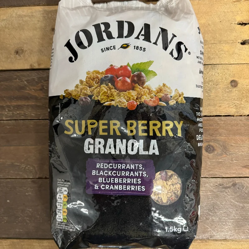 1.5 Kg Jordans Super Berry Granola Breakfast Cereal Bag (1x1.5kg)