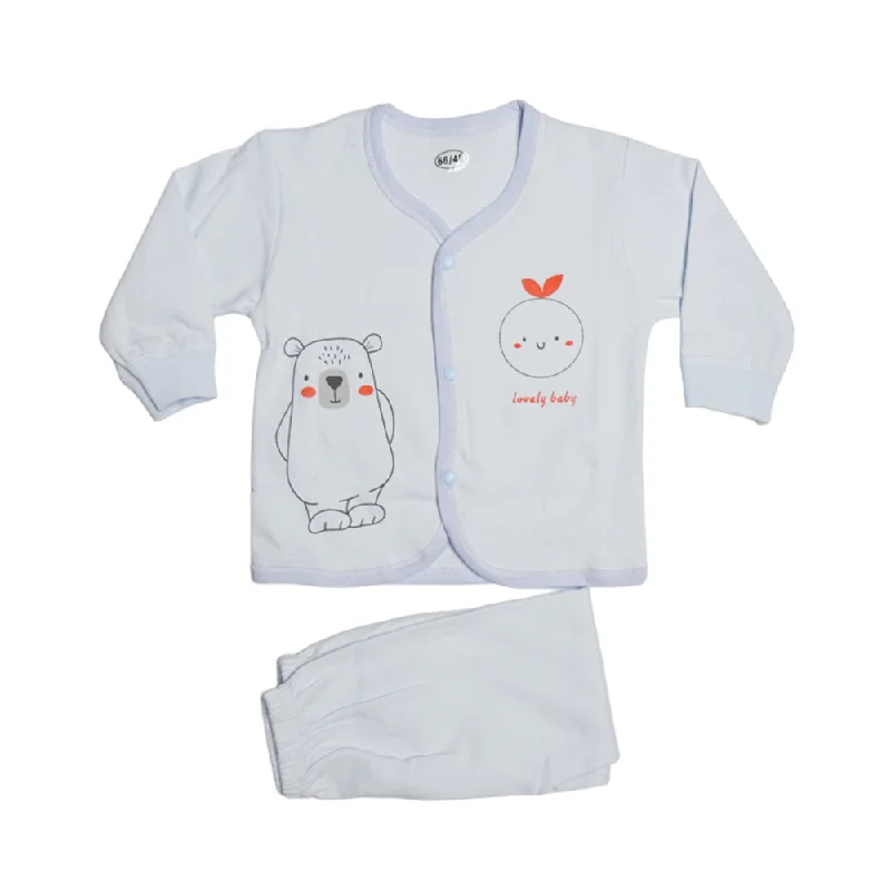 BOYS L/S 2PC PAJAMA SUIT MZS-24 0-6M 500