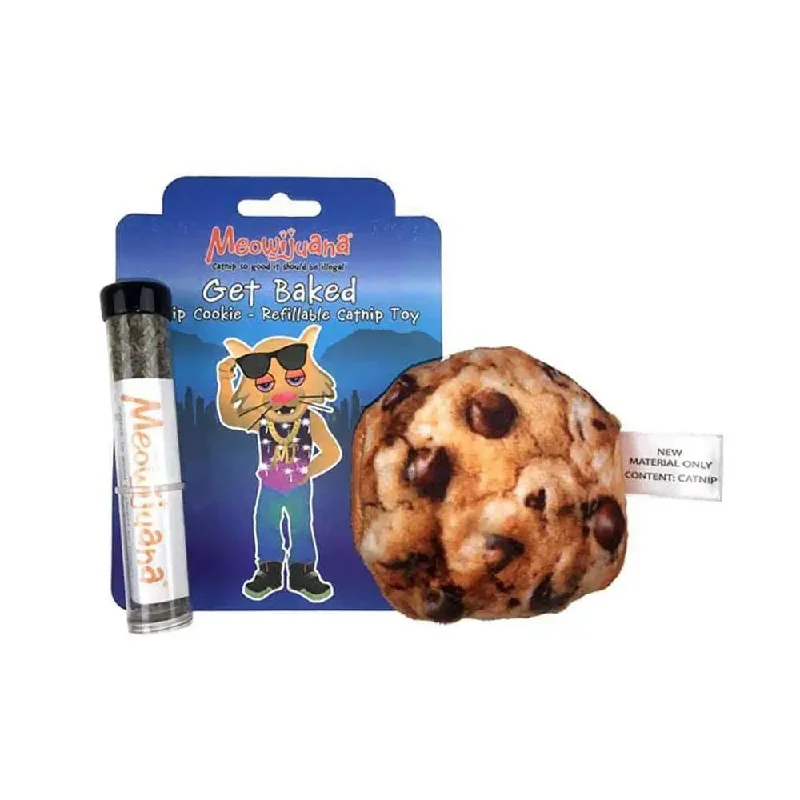 Meowijuana® Get Baked Refillable Cookie Cat Toys