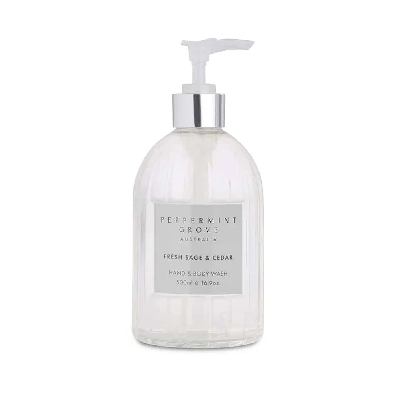 Peppermint Grove Australia Fresh Sage & Cedar Hand & Body Wash 500ml