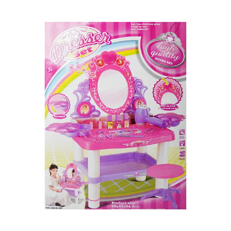 008-59 DRESSING TABLE WITH STOOL