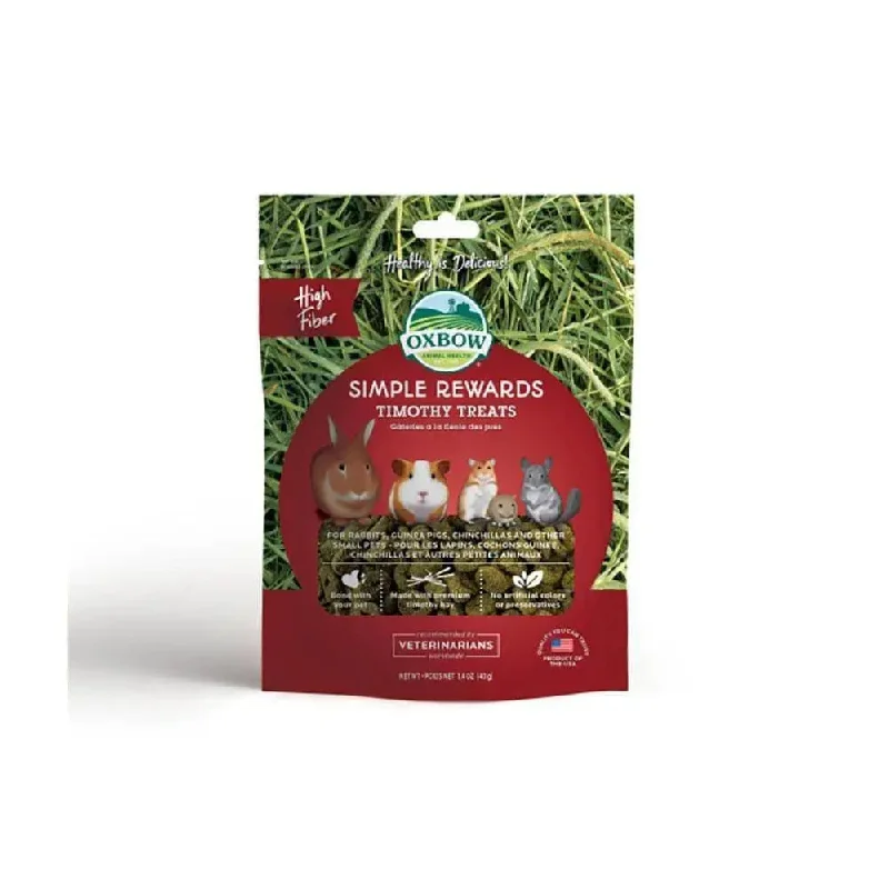 Oxbow Animal Health® Simple Rewards Timothy Treats 1.4 Oz