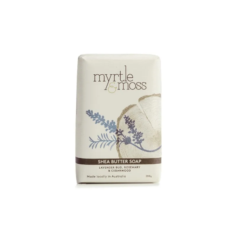 Myrtle and Moss Lavenderbud, Rosemary and Cedarwood Shea Butter Soap