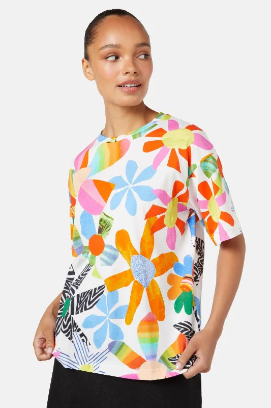 Rainbow Flower Tee