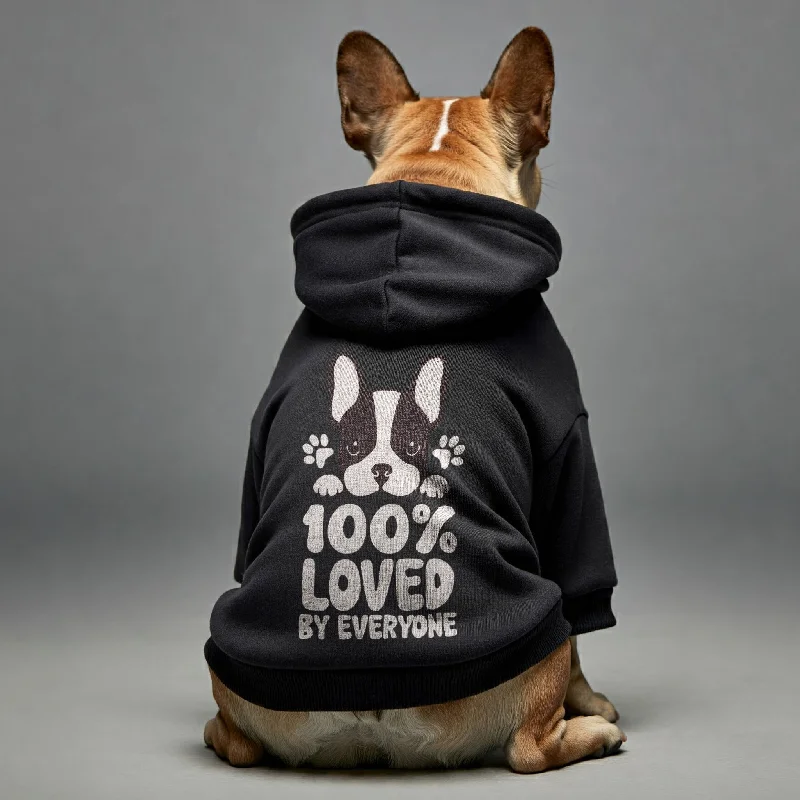 LOVED By evryone - Personalized French Bulldog Hoodies with Funny Quotes – Stylish, Cozy, and Premium 100% Cotton LOVED By evryone - Personalized French Bulldog Hoodies with Funny Quotes – Stylish, Cozy, and Premium 100% Cotton