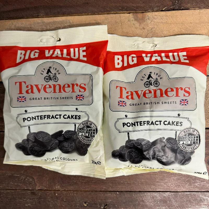 2x Taveners Pontefract Cakes Share Bags (2x275g)