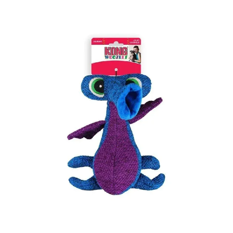 Kong® Blue Woozles Dog Toys Blue Medium