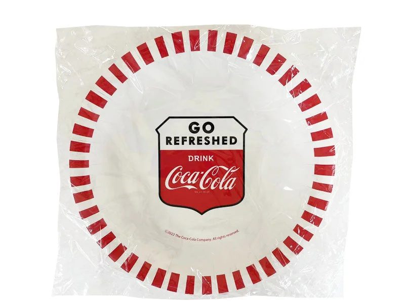 Paper Plate - Coca-Cola - AS1 - B - 7.08in - 18cm - 12pcs -