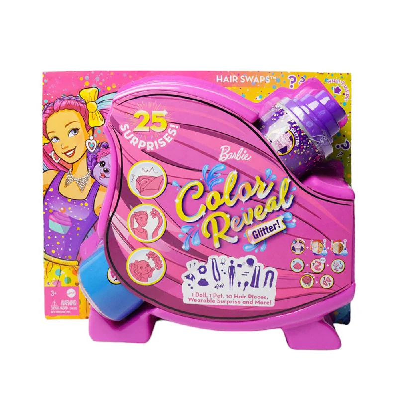 HBG39 BARBIE COLOR REVEAL GLITTER 25 SURPRISES A.I