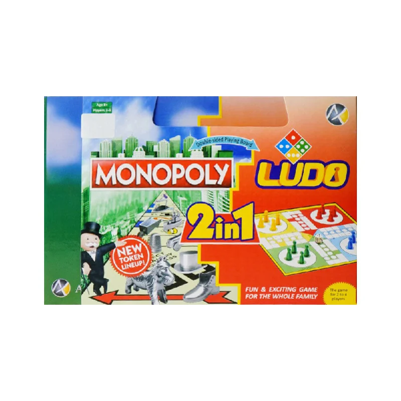 19921 2 IN 1 MONOPOLY&LUDO