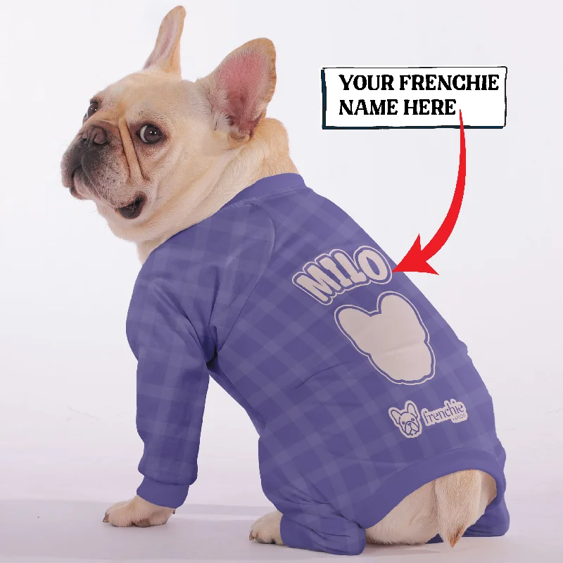Pepper - Personalized French Bulldog Pajamas with Frenchie’s Name – Ultra-Soft, Cozy, and Adorably Stylish!