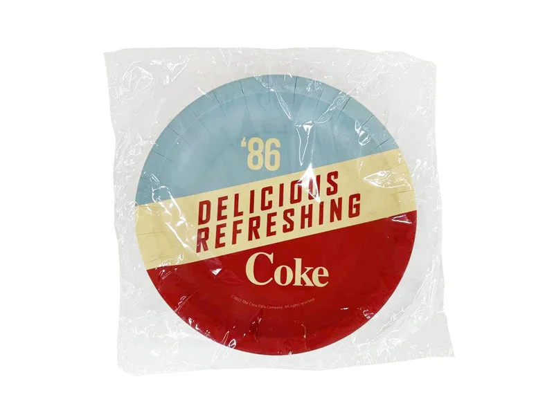 Paper Plate - Coca-Cola - LECC - B - 7.08in - 18cm - 12pcs -