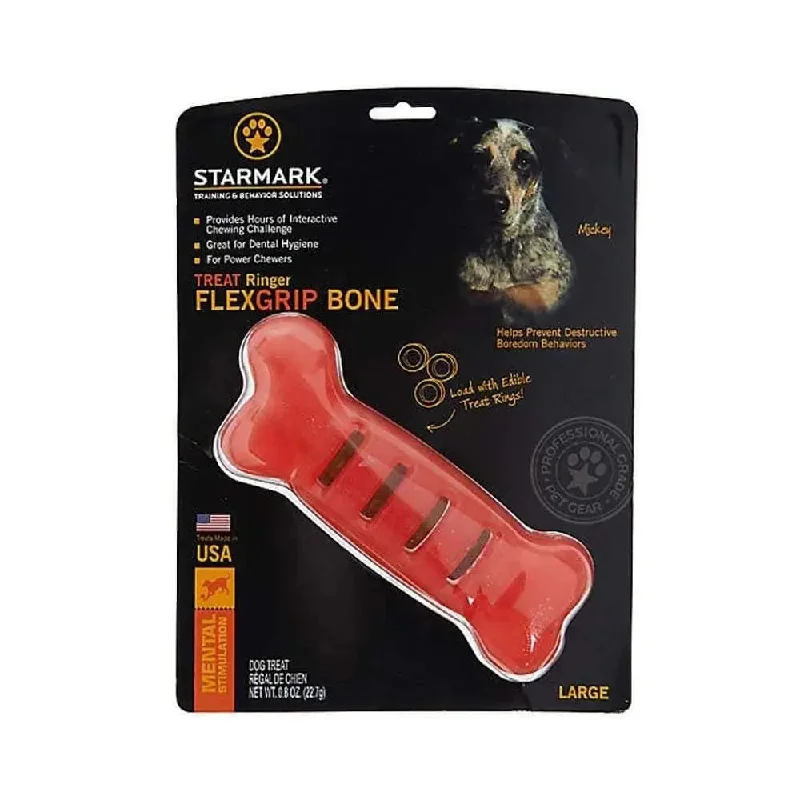 Starmark® Ringer FlexGrip Bone Dog Treats Large