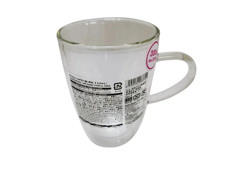 Double Wall Glass - with handle-10.82fl oz.-320mL