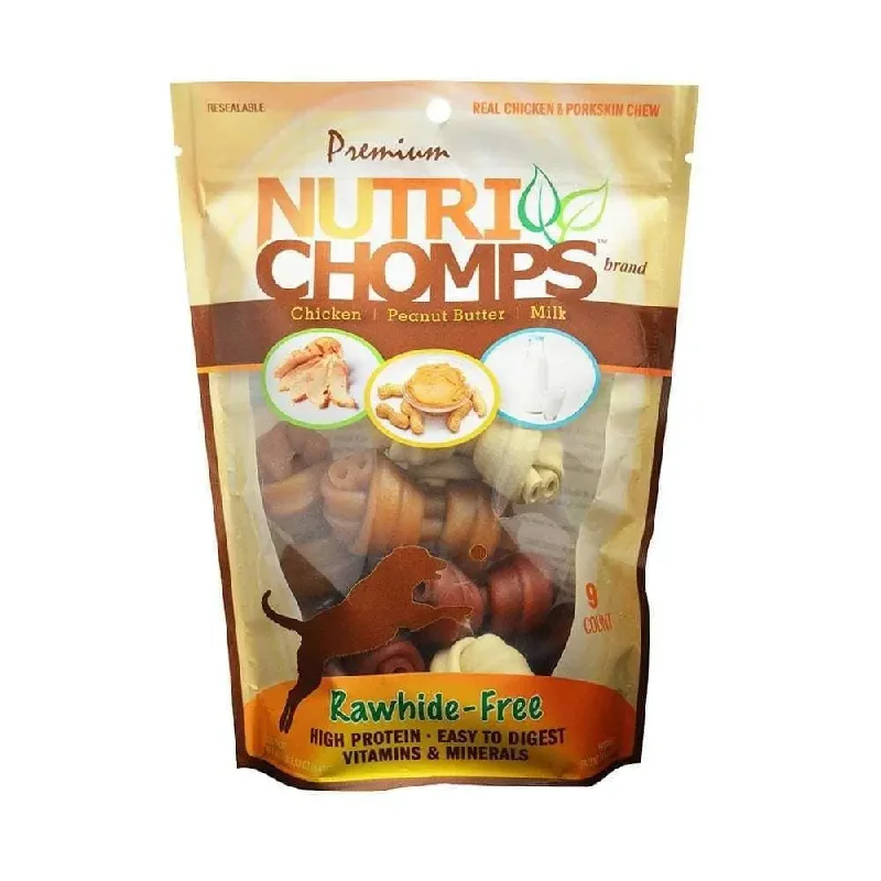 Nutri Chomps™ Assorted Flavor Knot Dog Treats 3-4 Inch 9 Count