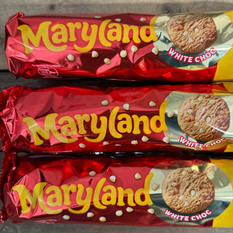 3x Maryland White Choc Cookie Packs (3x200g)